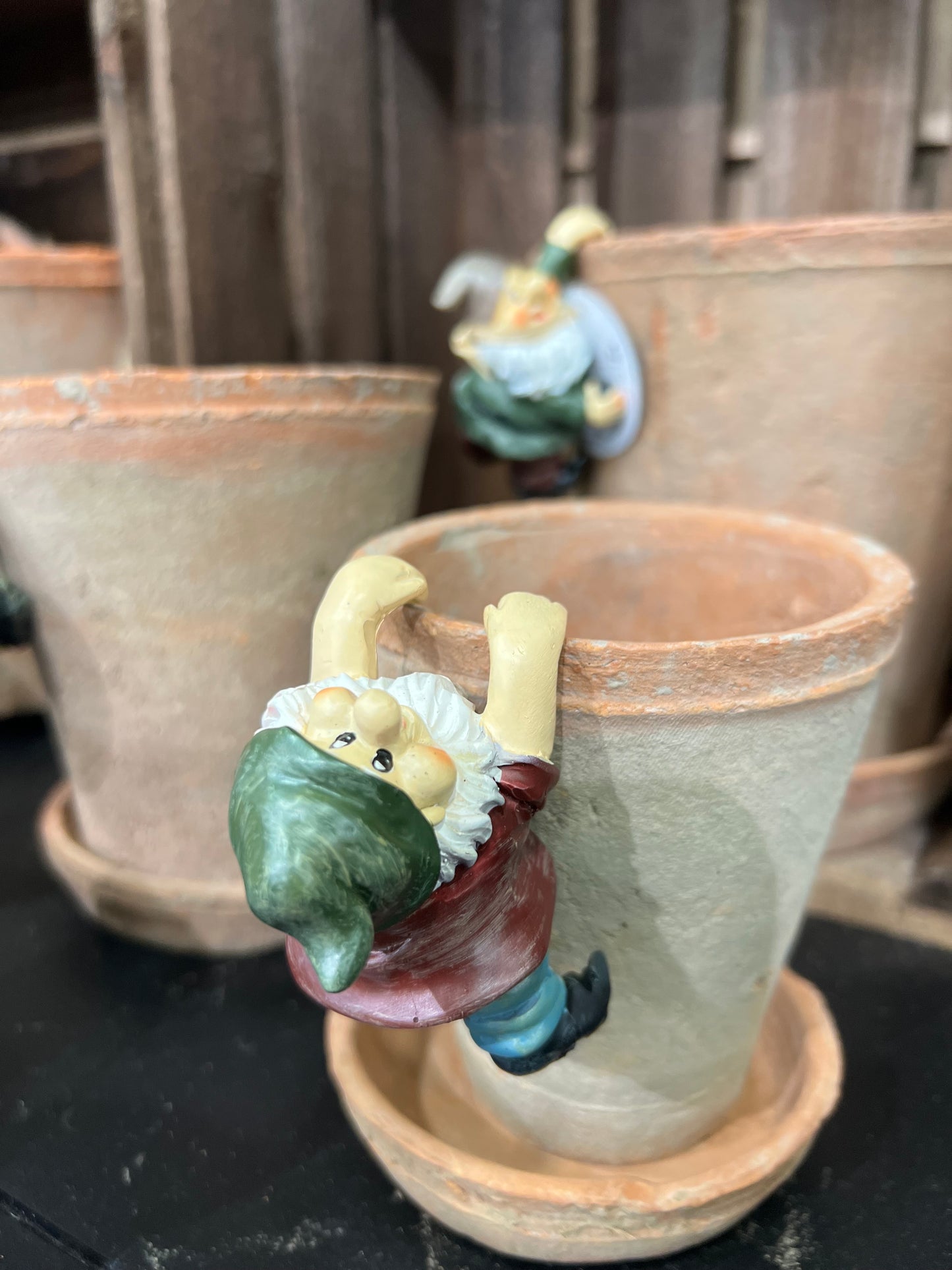 Pot Hanger Gnome Red