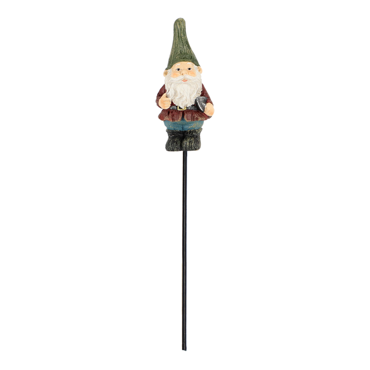 Flowerpot Stake Garden Gnome Red
