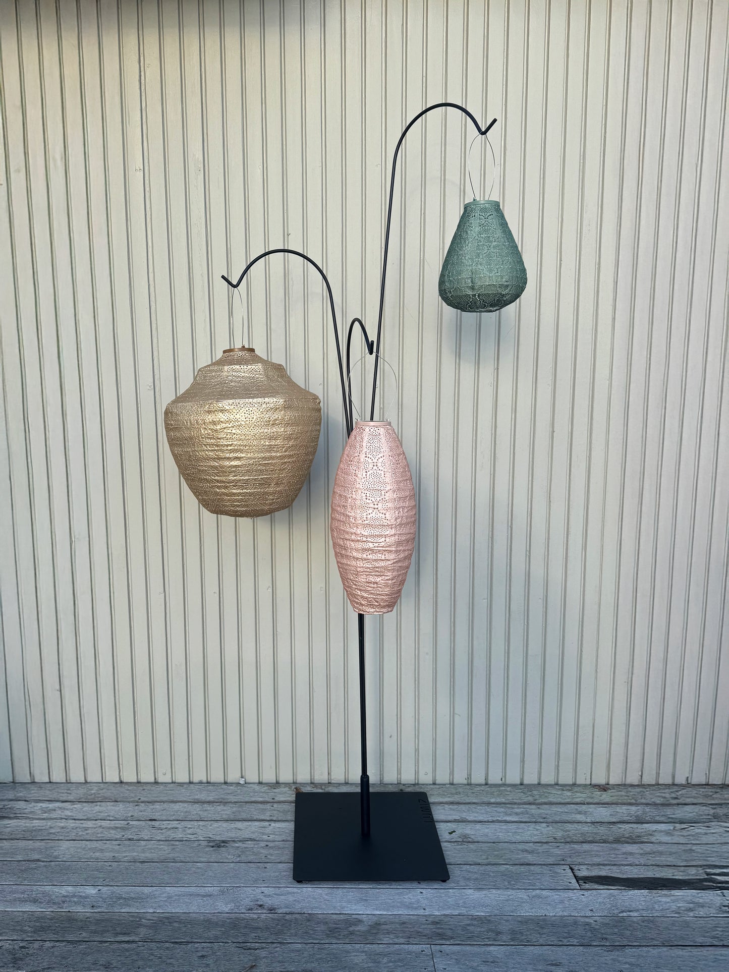 Lumiz Lantern Crown 40cm Gold Topaz