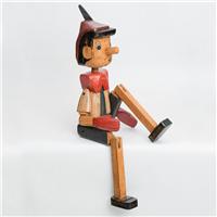 Pinocchio Sitting Large Wood