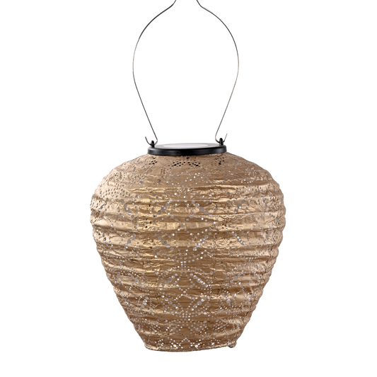 Lumiz Lantern Balloon 20cm Gold Mandela