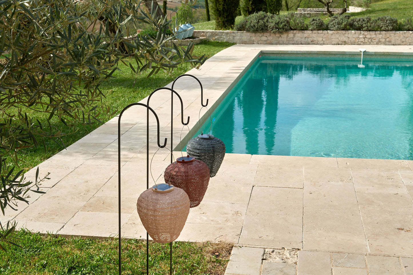 Lantern Balloon 20cm Pink Mosaic