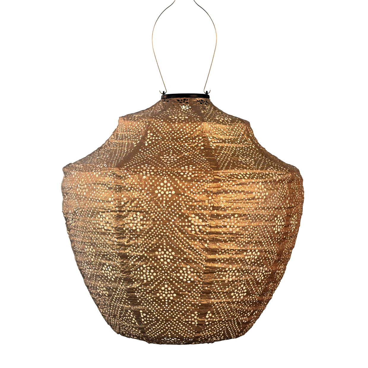 Lantern Crown 40cm Gold Topaz