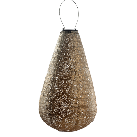 Lumiz Lantern Drop 28cm Gold Fiore