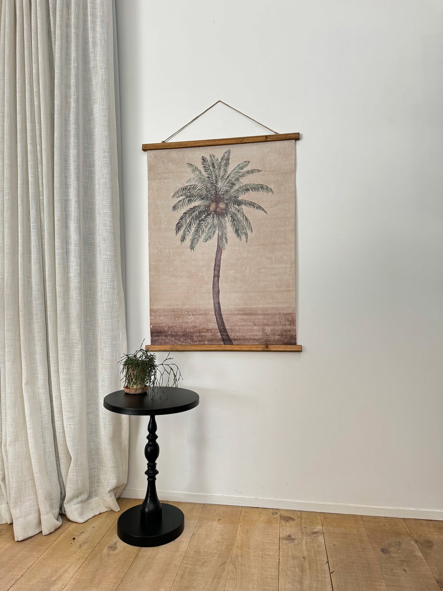 Print Vintage Palm Scene