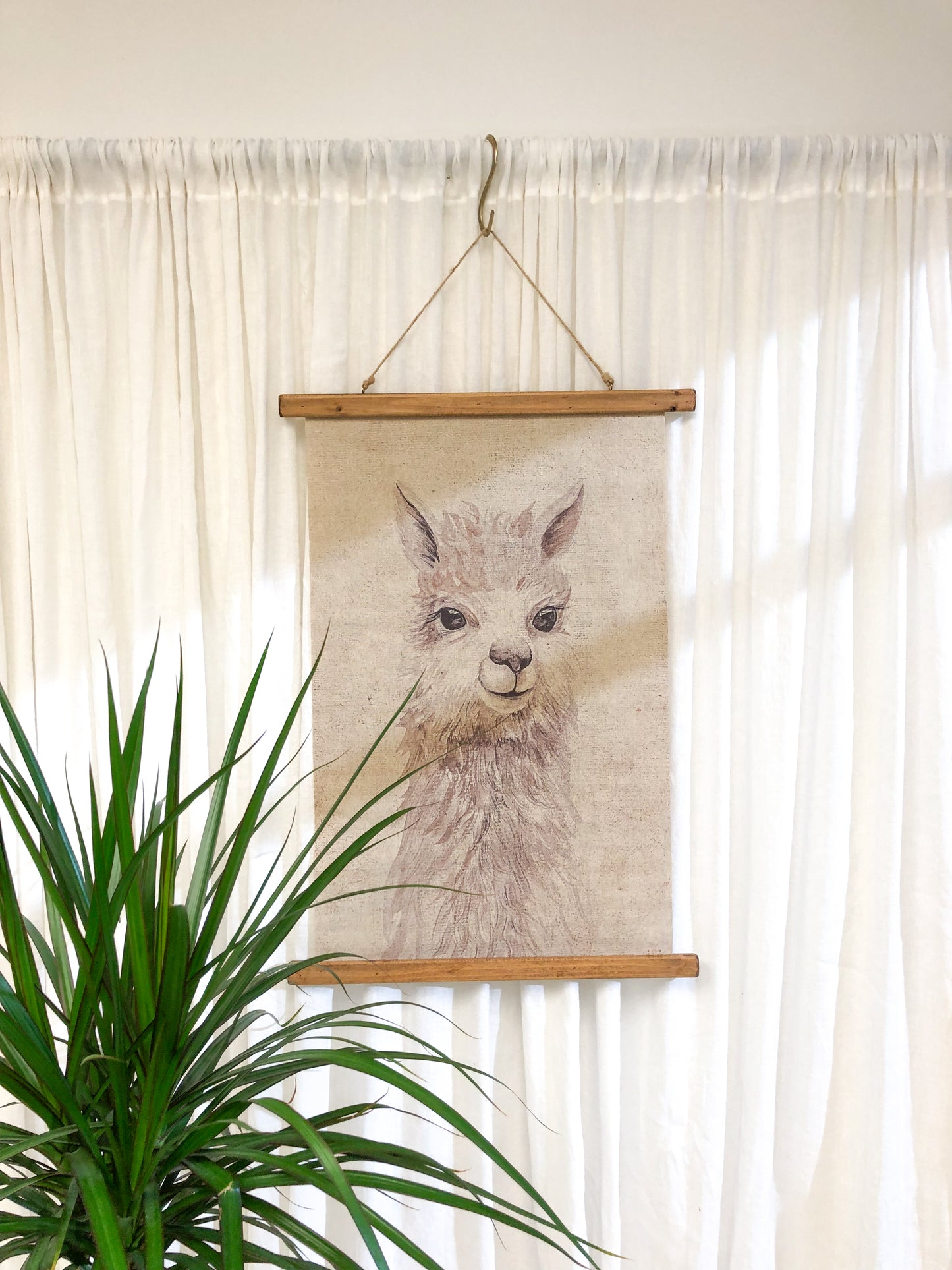 Print Vintage Llama