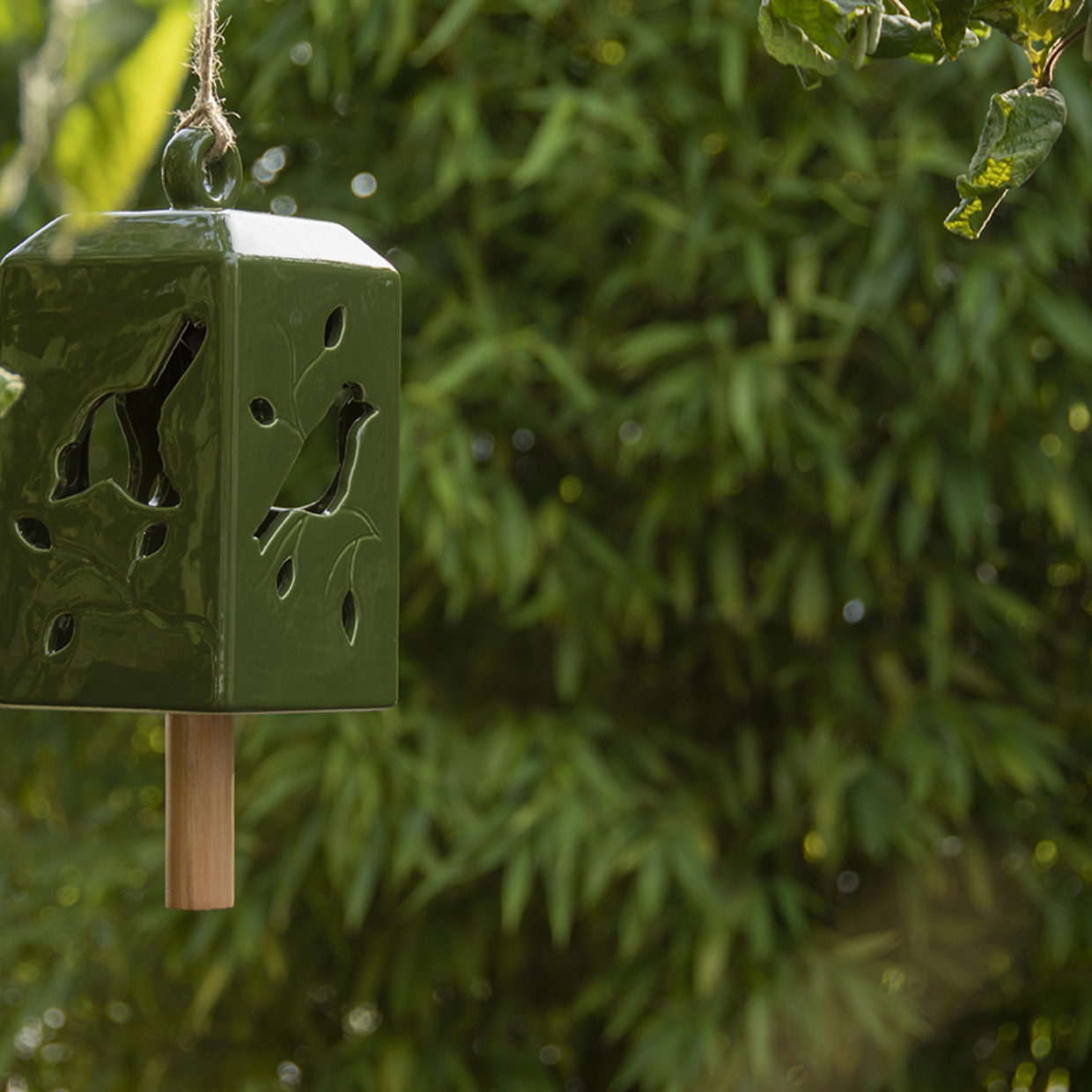 Wind Chime Dark Green