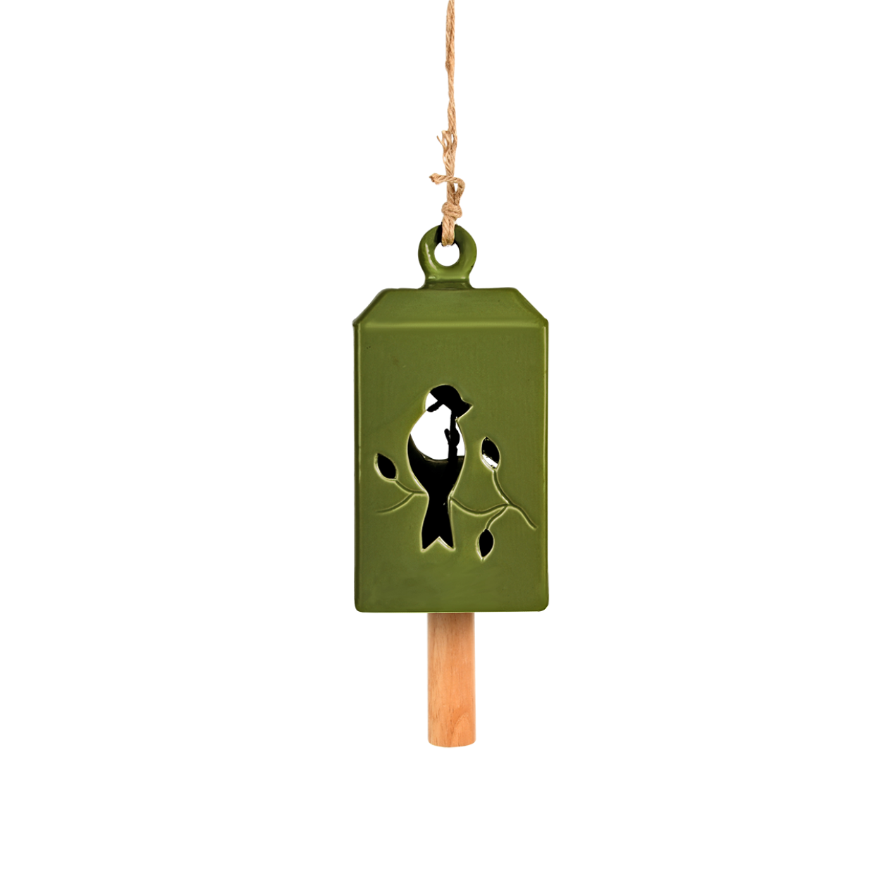 Wind Chime Dark Green