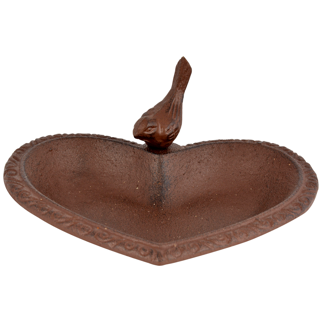 Cast Iron Heart Bird Bath/Feeder