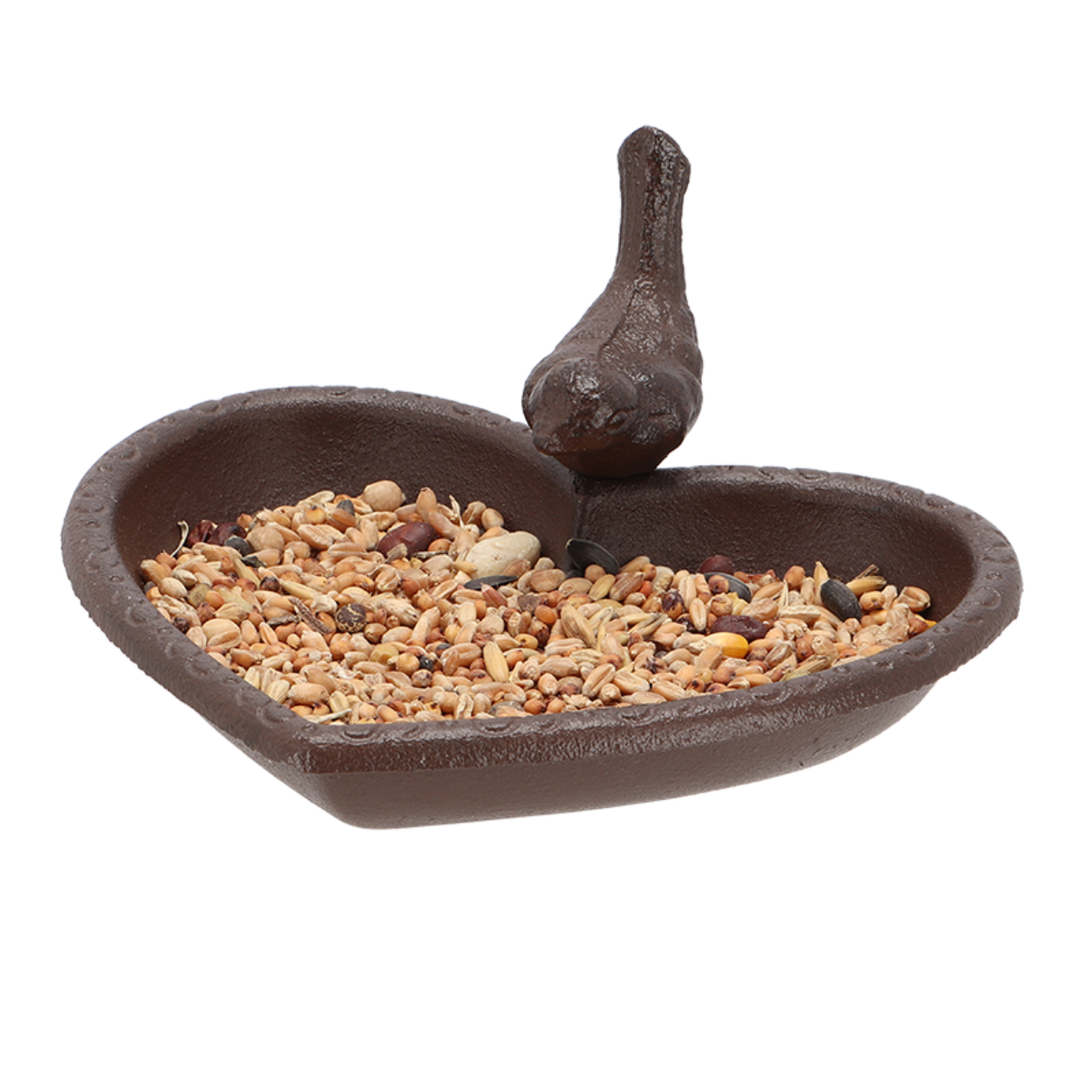 Cast Iron Heart Bird Bath/Feeder