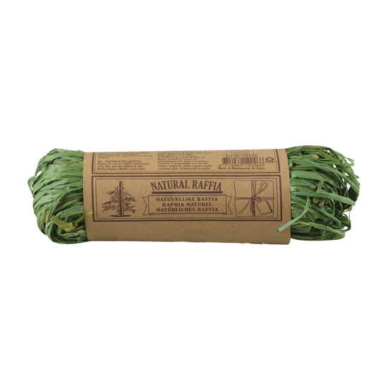 Natural Raffia Green