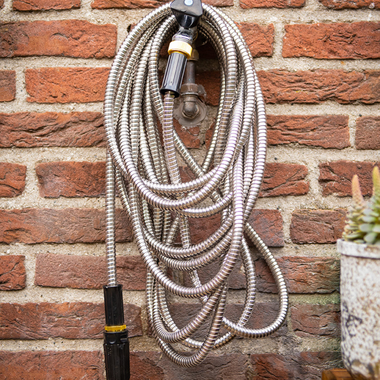 Garden Hose Stainless Steel 10m