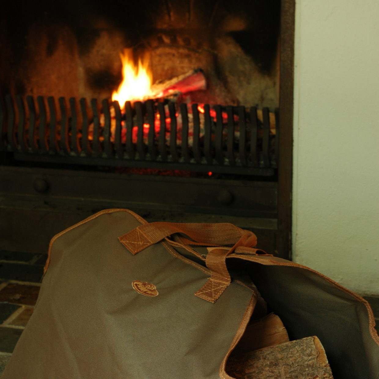 Canvas Log Carrier Bag