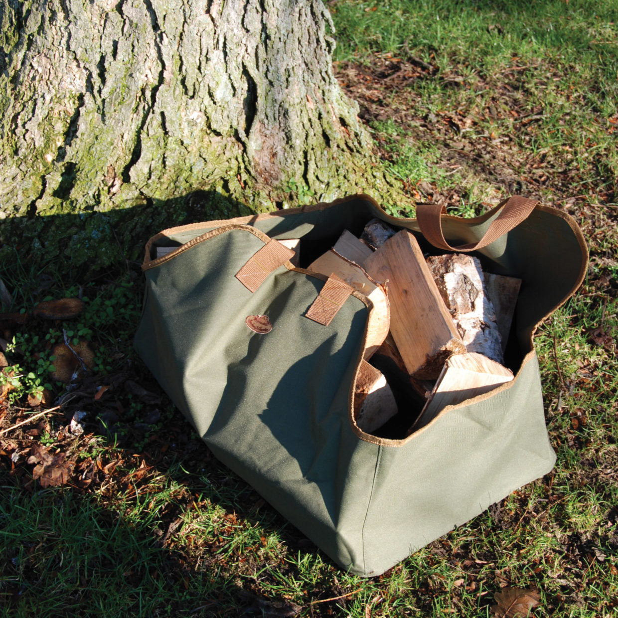 Canvas Log Carrier Bag