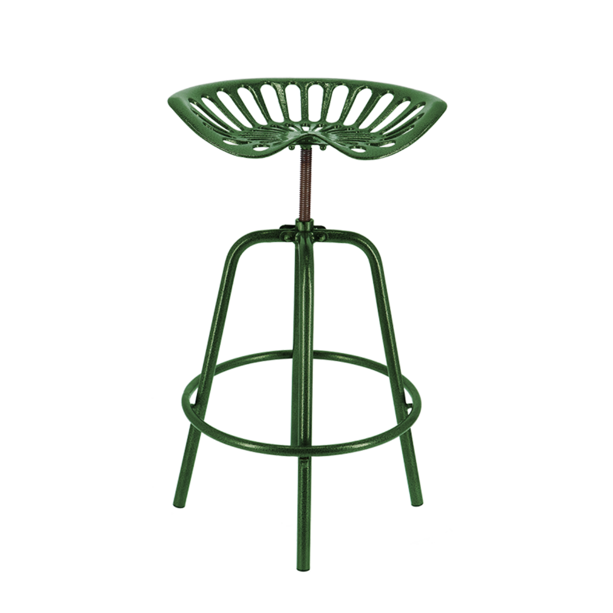 Tractor Style Bar Stool Green
