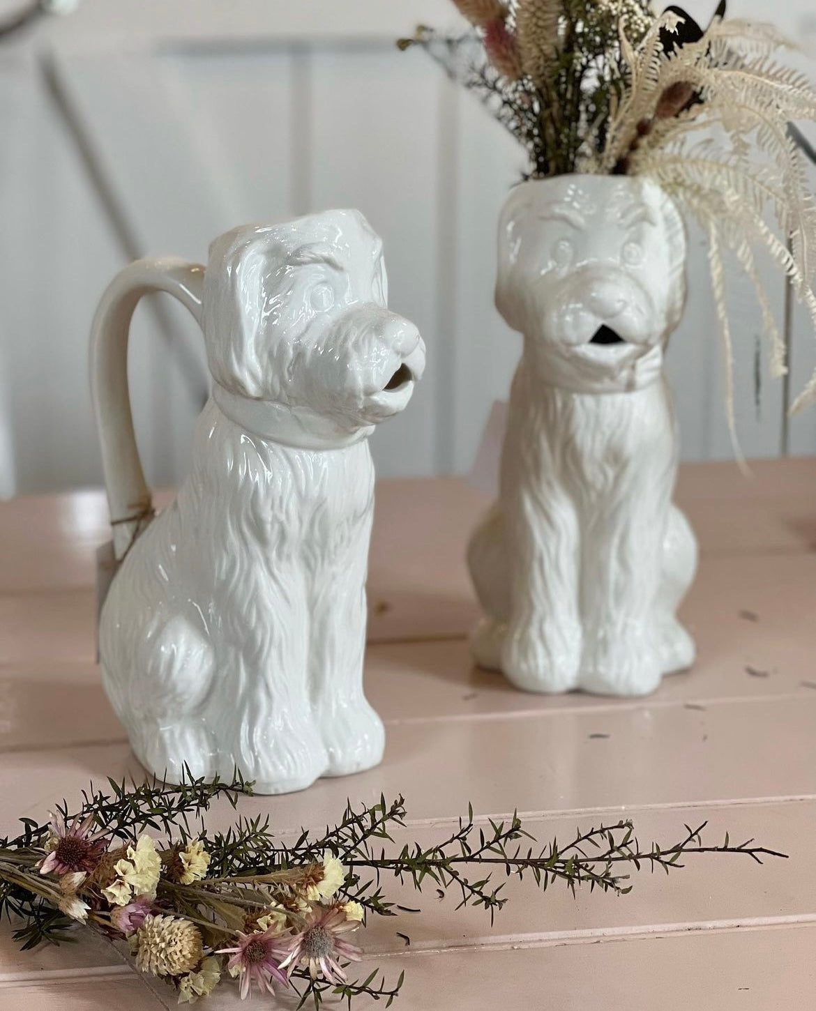 Animal Jug Ceramic Dog