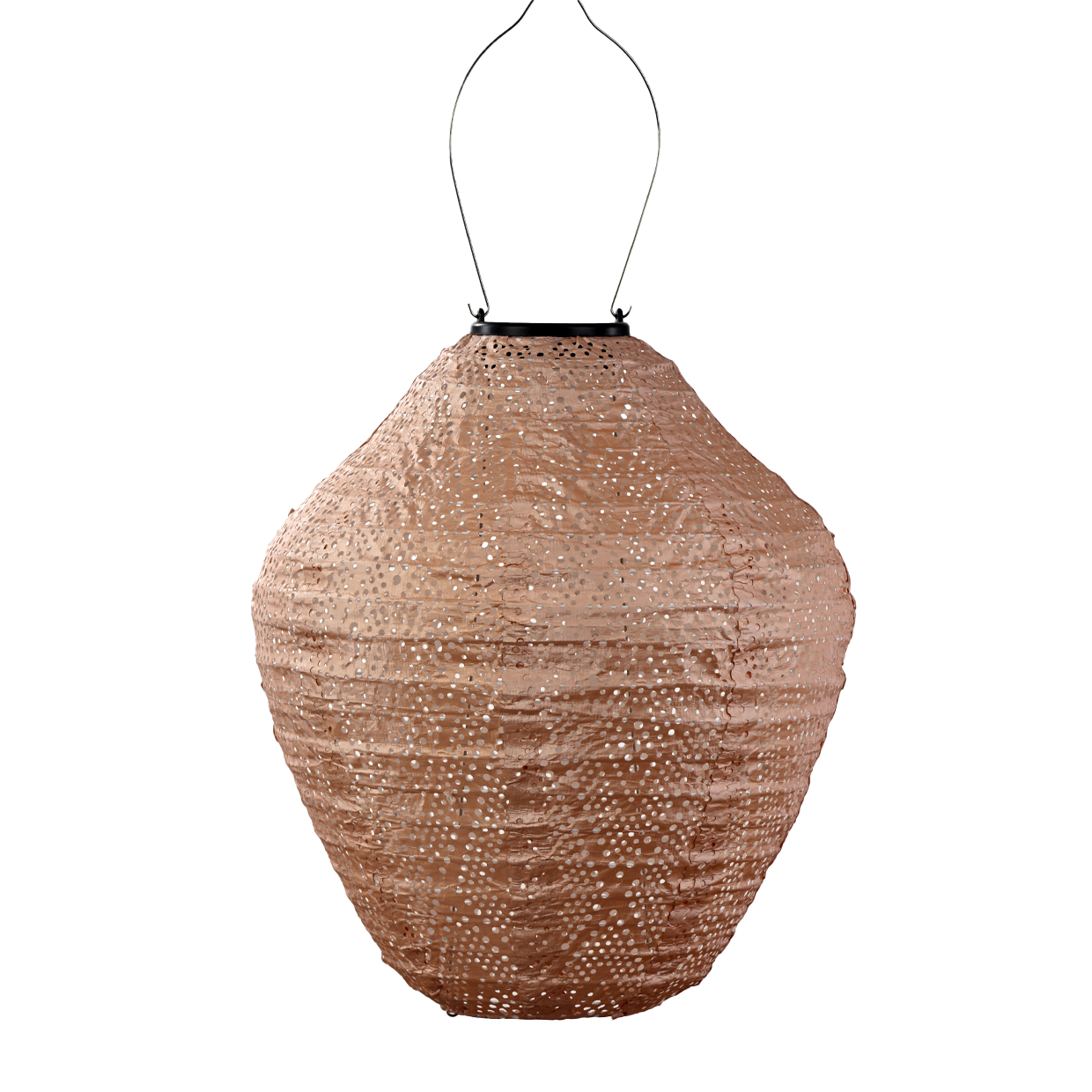 Lantern Jar 30cm Pink Ikat