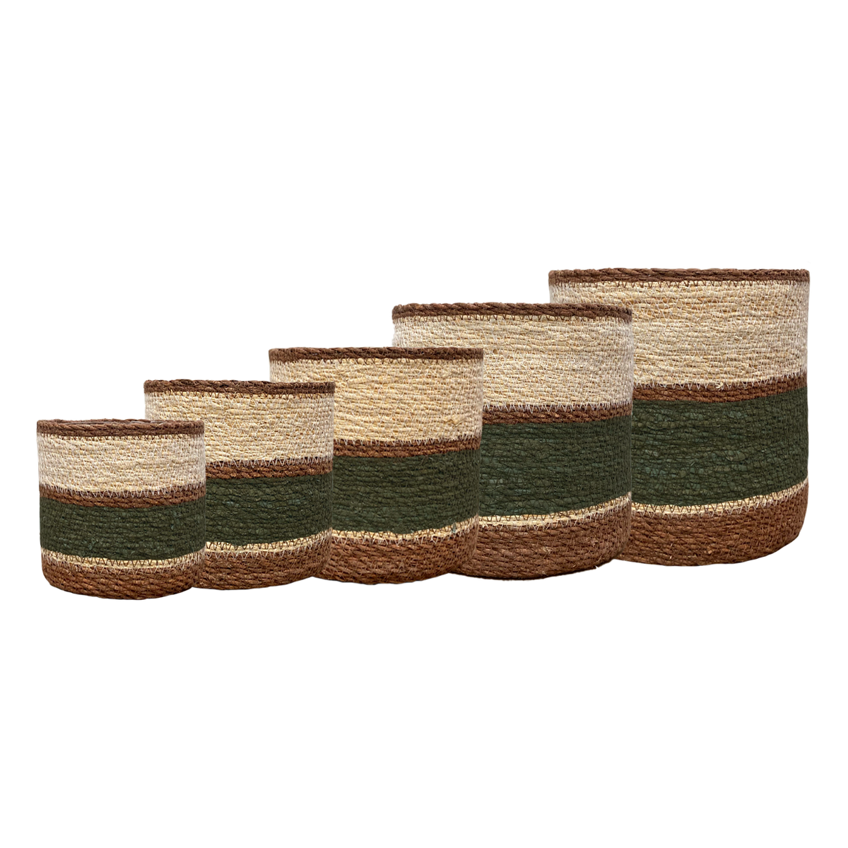 Eloise Planter Basket Olive - Medium
