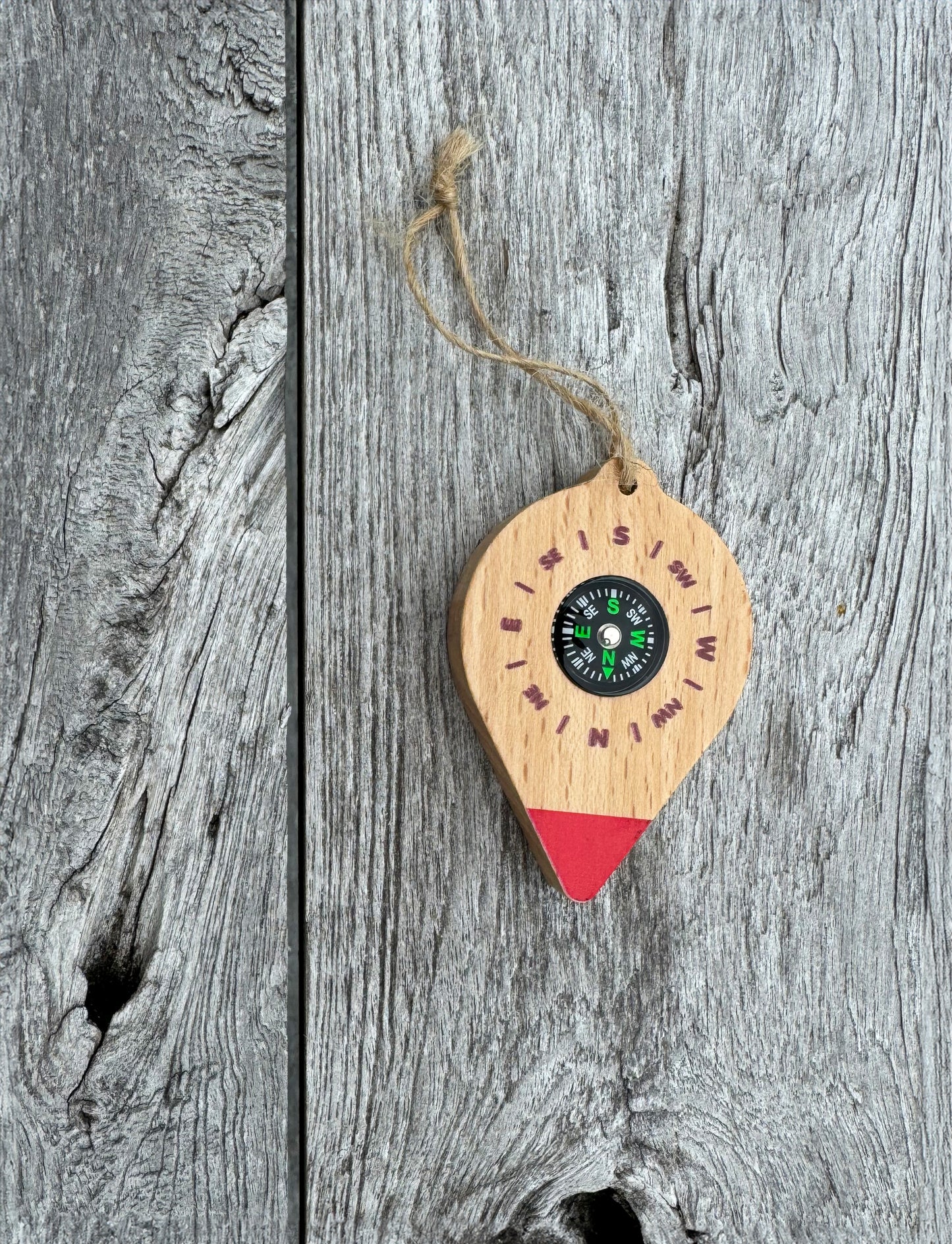 Kids Wooden Compass