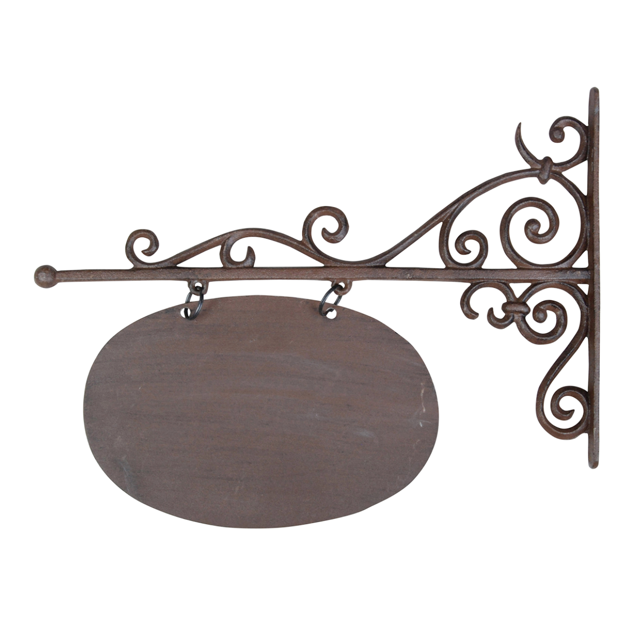 Cast Iron Sign Board Oval
