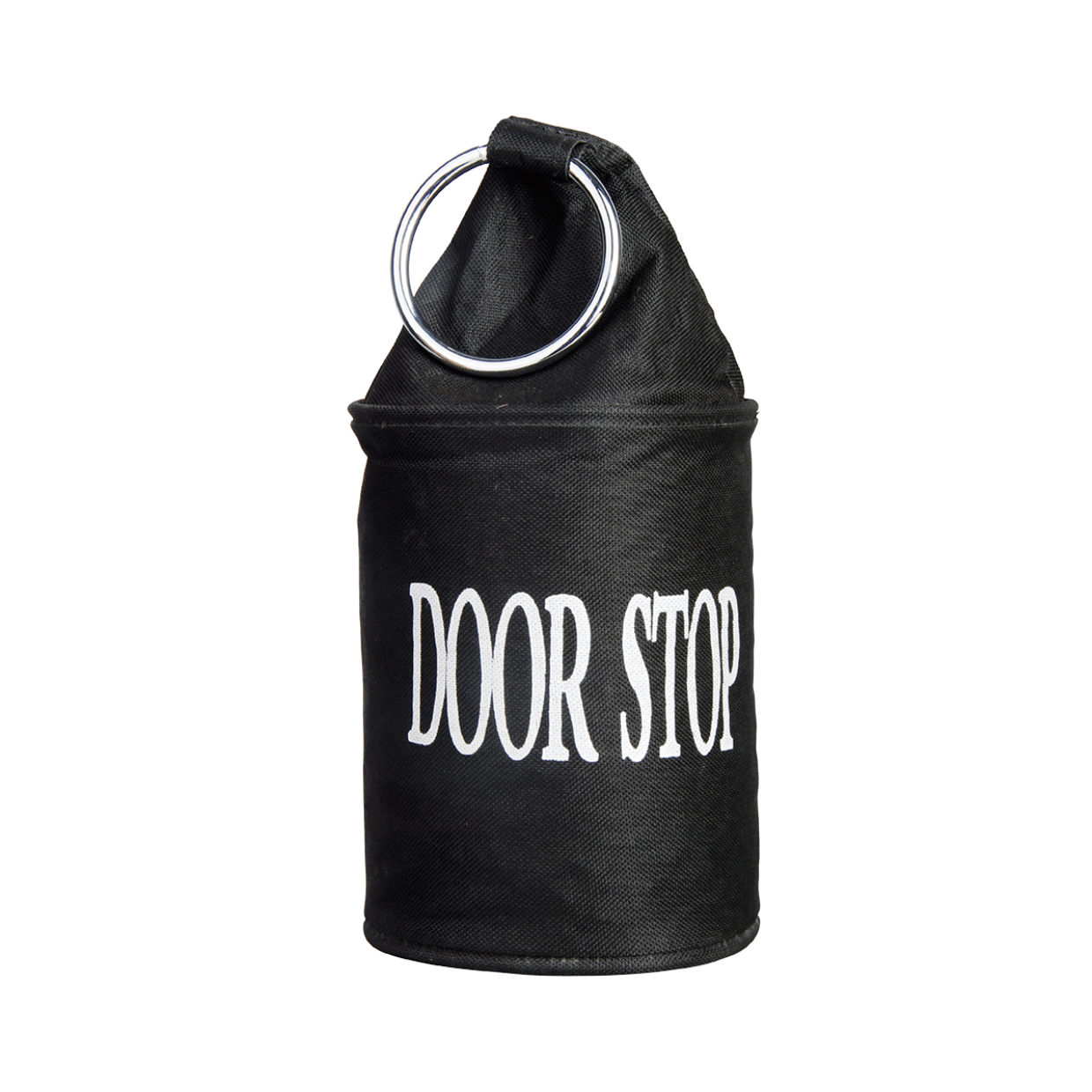 Doorstop with Ring Black