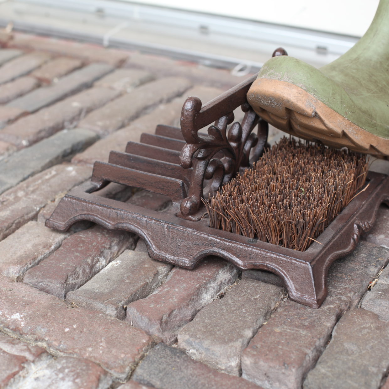 Boot Brush With Scraper