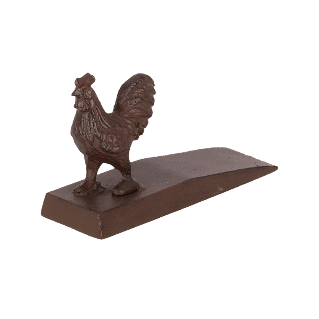 Cast Iron Door Wedge Rooster