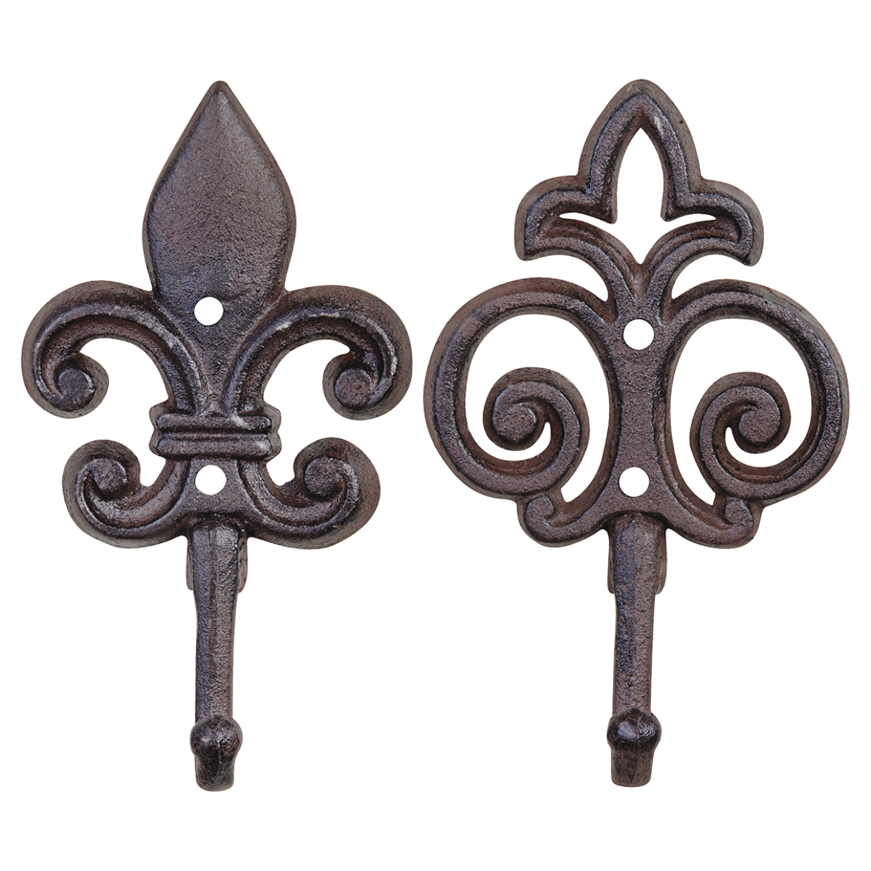 Cast Iron Fleur-De-Lis Hooks 1