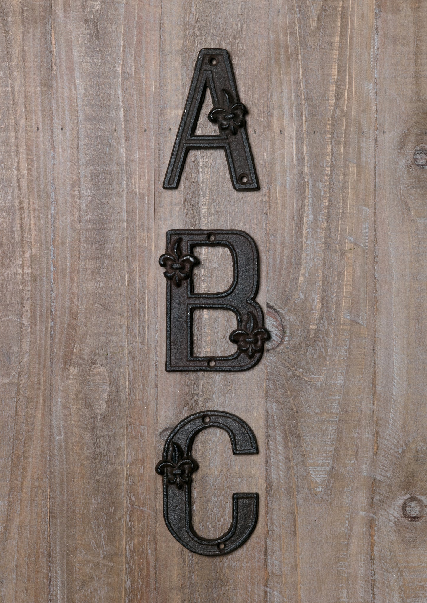 Cast Iron House Letter `C`