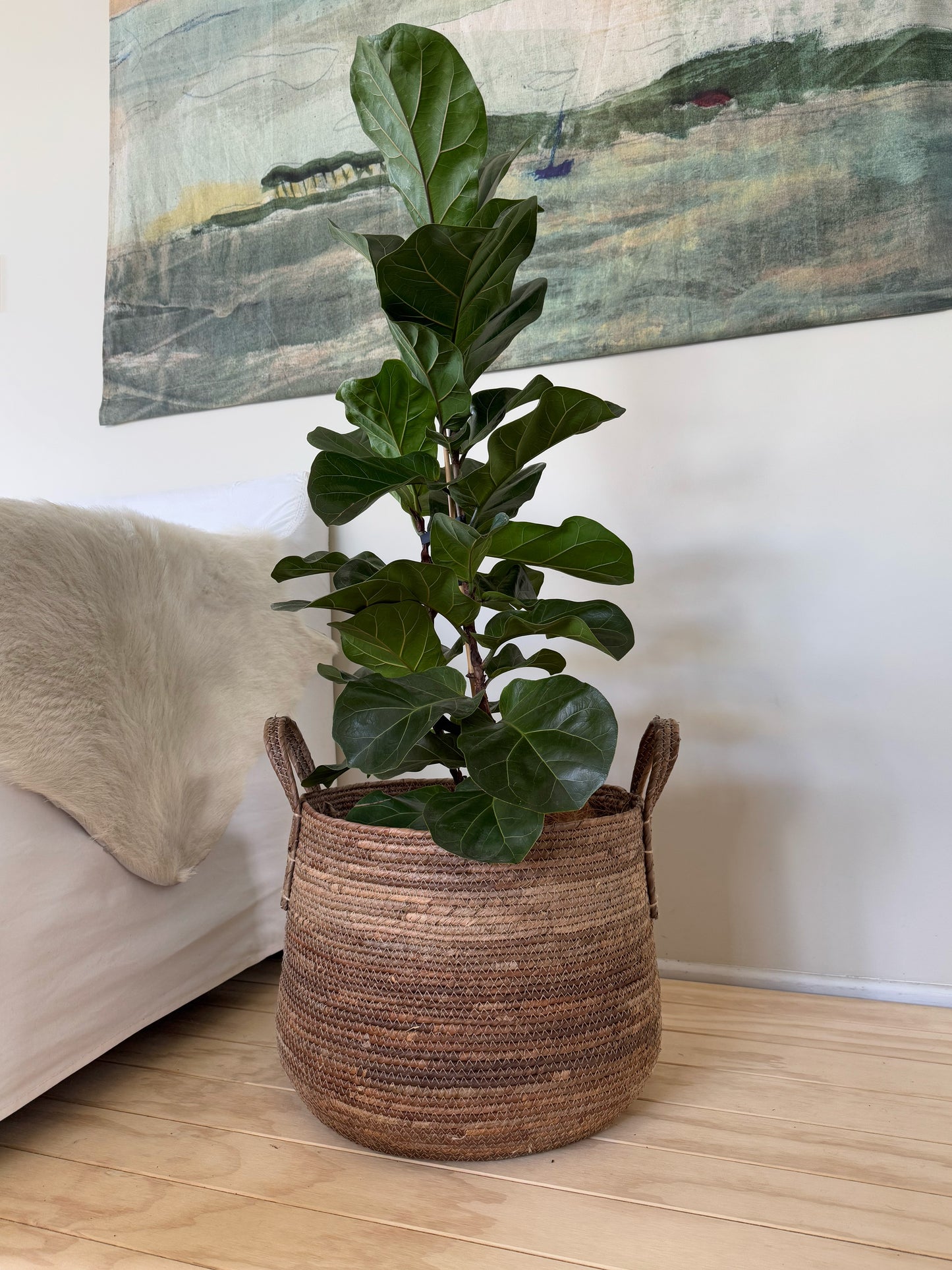 Nala Planter Basket w/ Handle Large