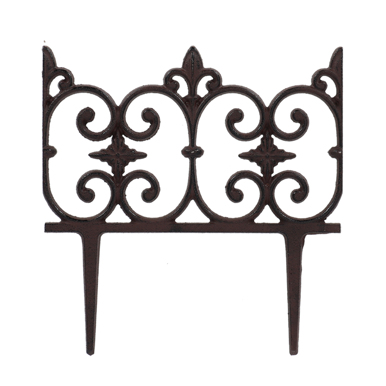 Cast Iron Lawn Fence Fleur-de-lis