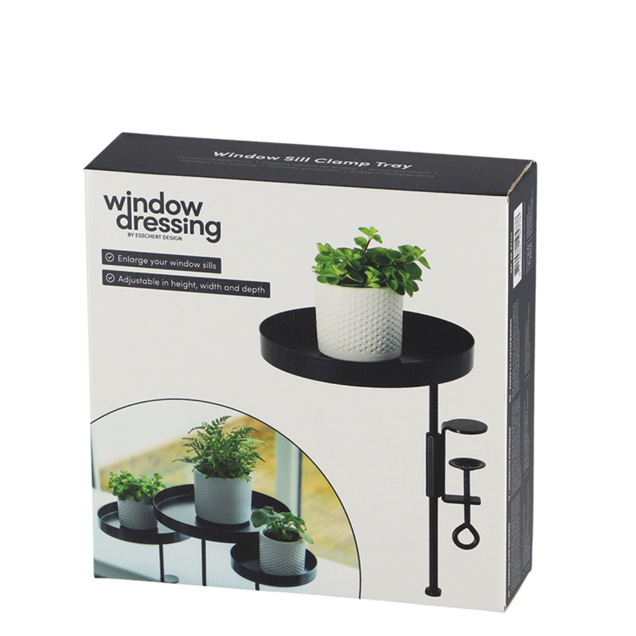 Windowsill Clamp Black Medium