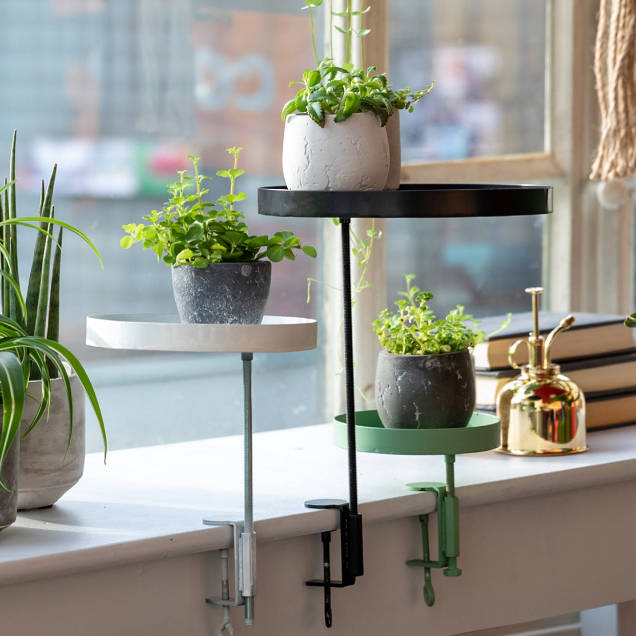Windowsill Clamp White Medium