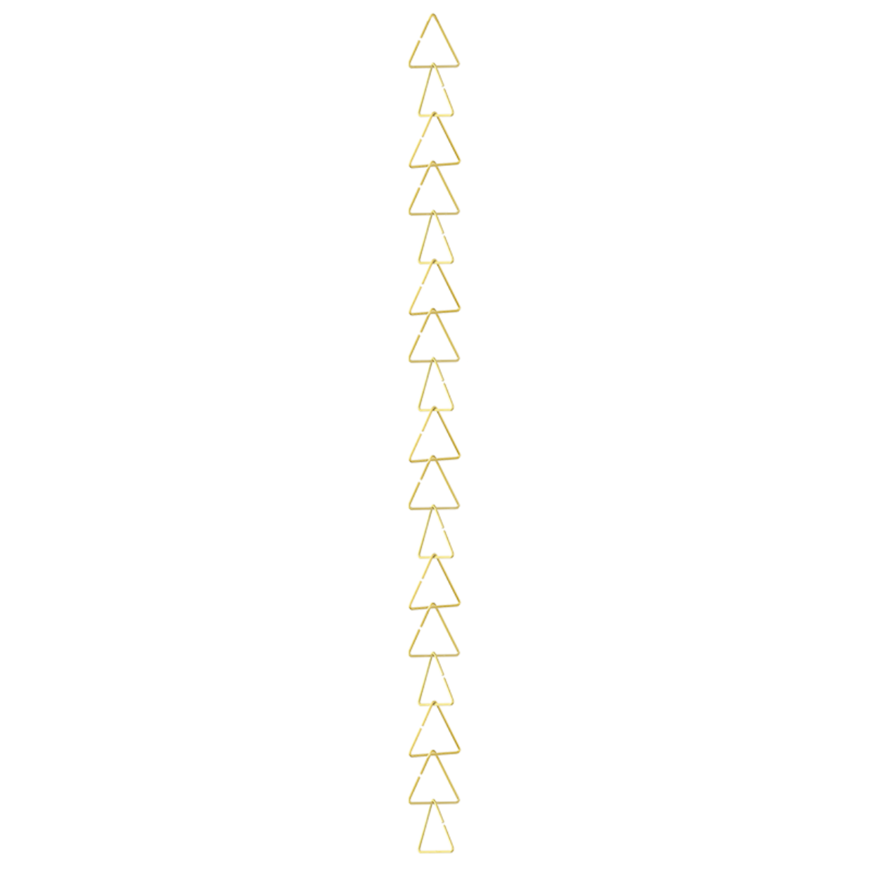 Indoor Plant Support Chain Gold Triangle