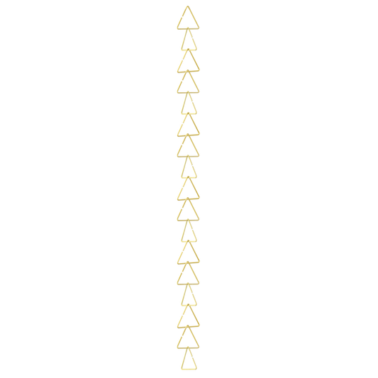 Indoor Plant Support Chain Gold Triangle