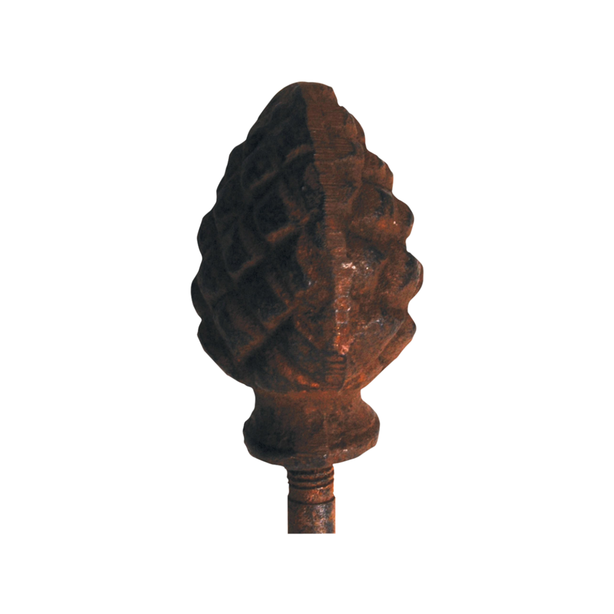 Plant Support Cast Iron Spiral Pine Cone