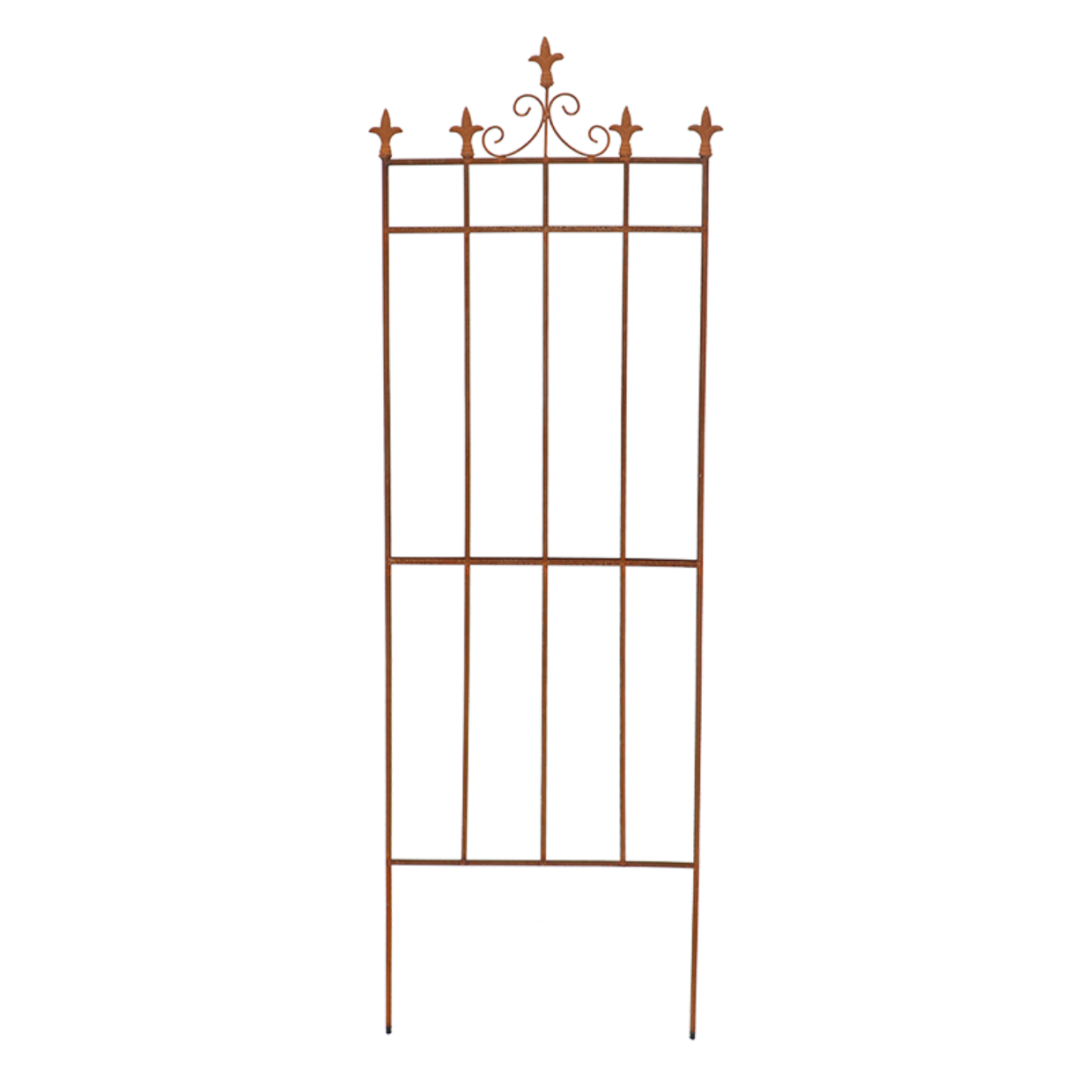 Cast Iron Plant Support 2D Fleur-de-lis Large