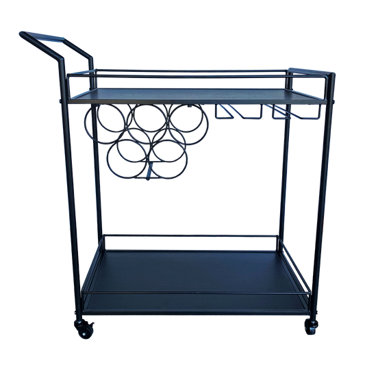 Ava Bar Trolley Black