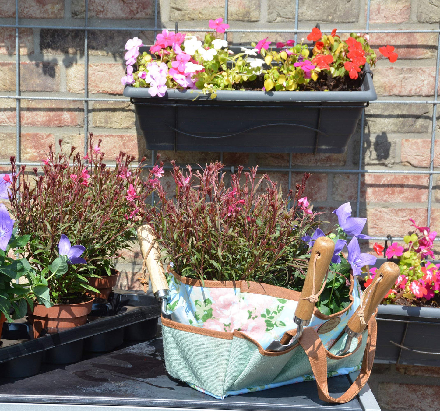 Rose Print Garden Tool Bag