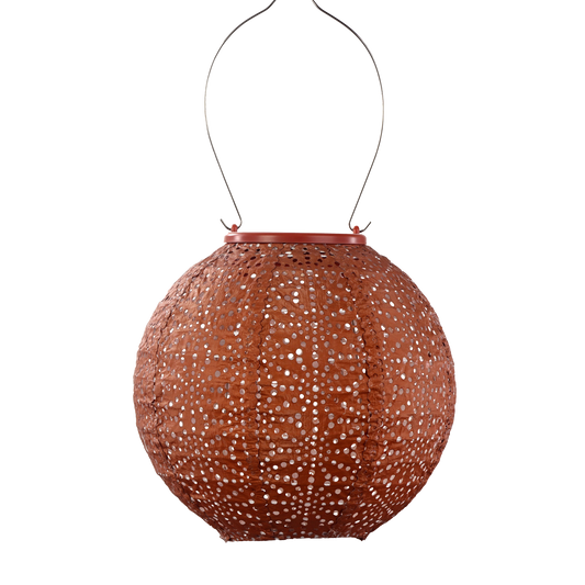 Lumiz Lantern Round 20cm Copper Sashiko