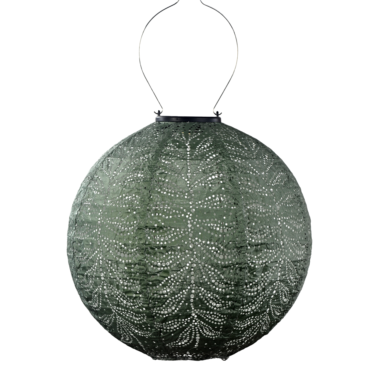 Lantern Round 30cm Sage Green Folia