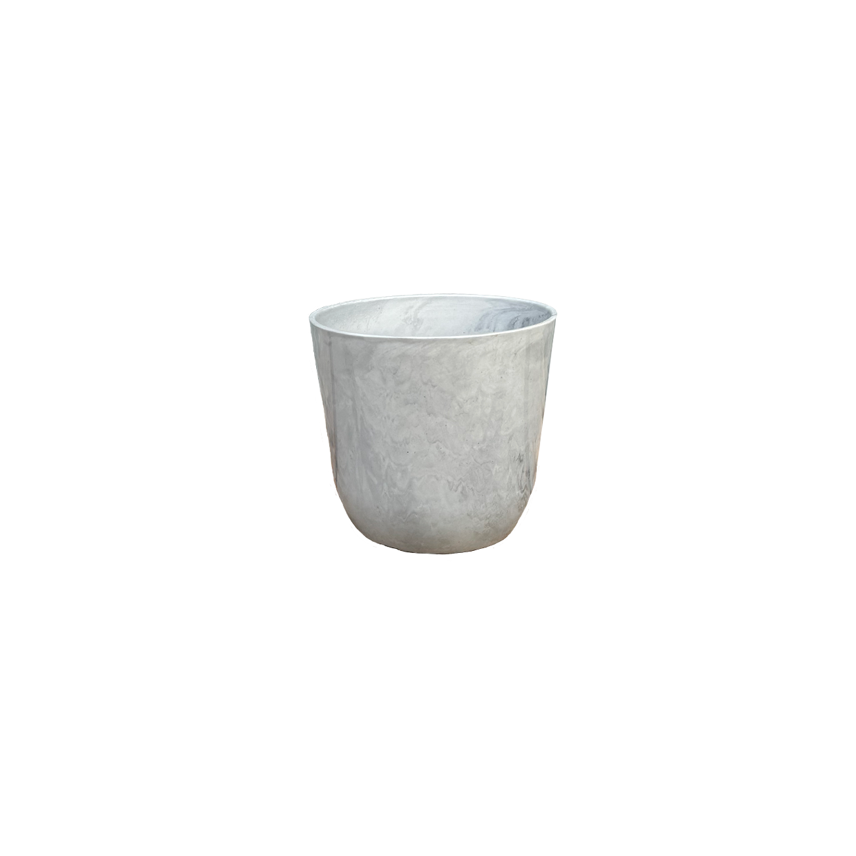 Palermo Pot Small 12x13cm Marble White