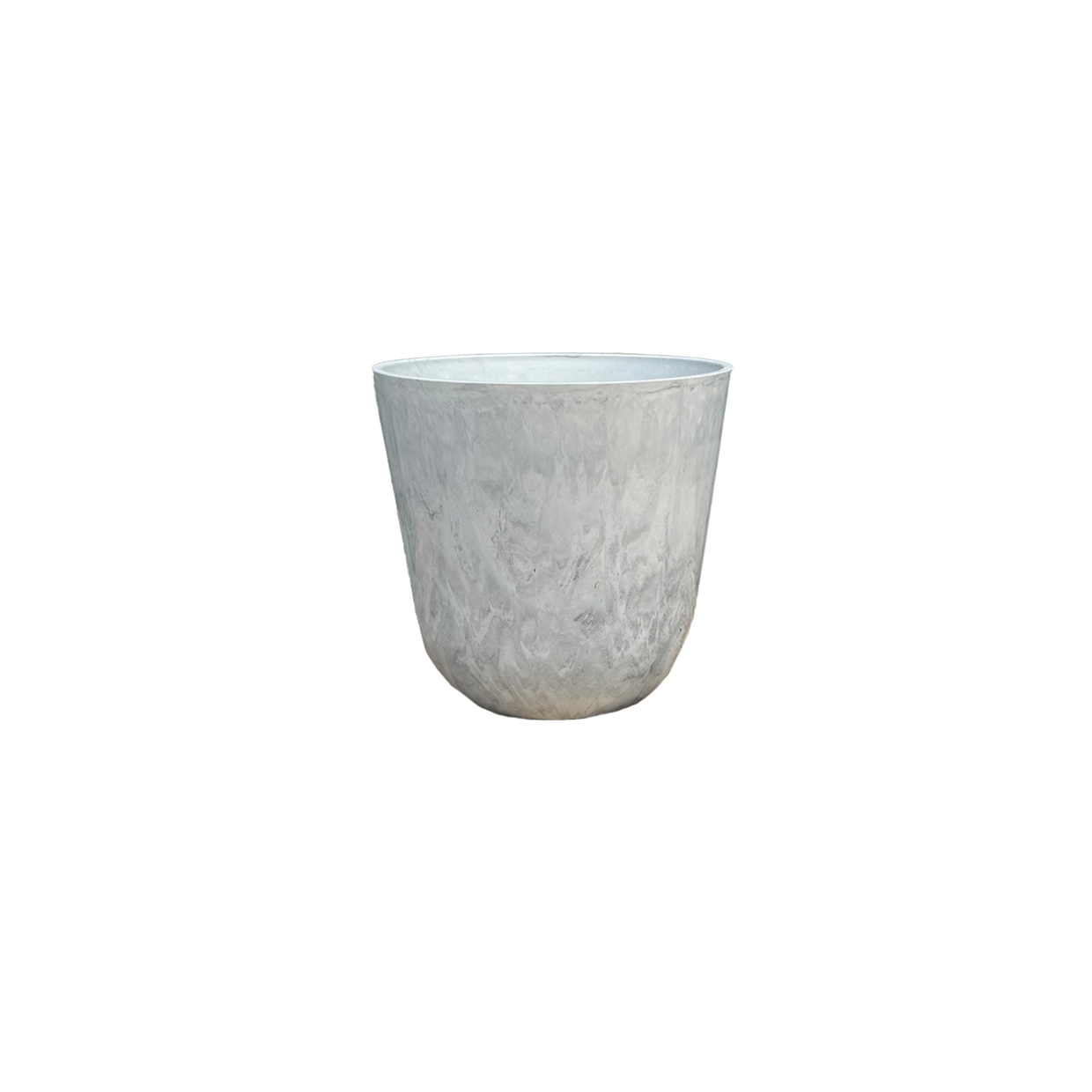 Palermo Pot Medium 15x17cm Marble White