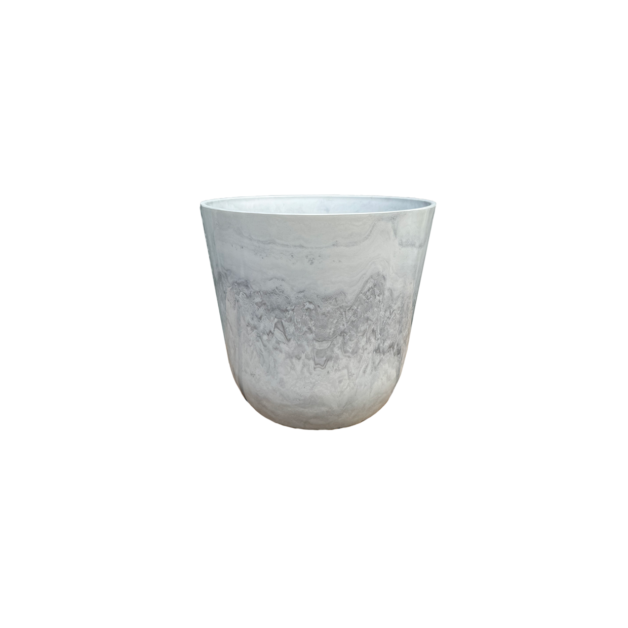 Palermo Pot Large 22x23cm Marble White