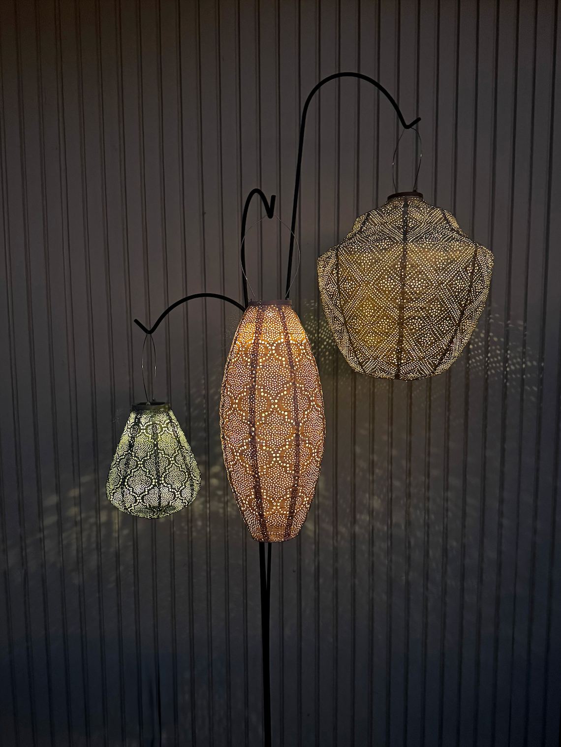 Lumiz Lantern Crown 40cm Gold Topaz
