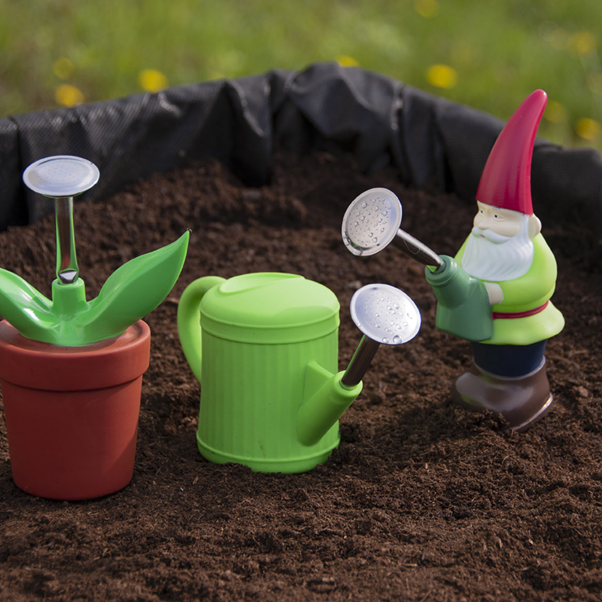 Squeeze Sprinkler Gardening Gnome