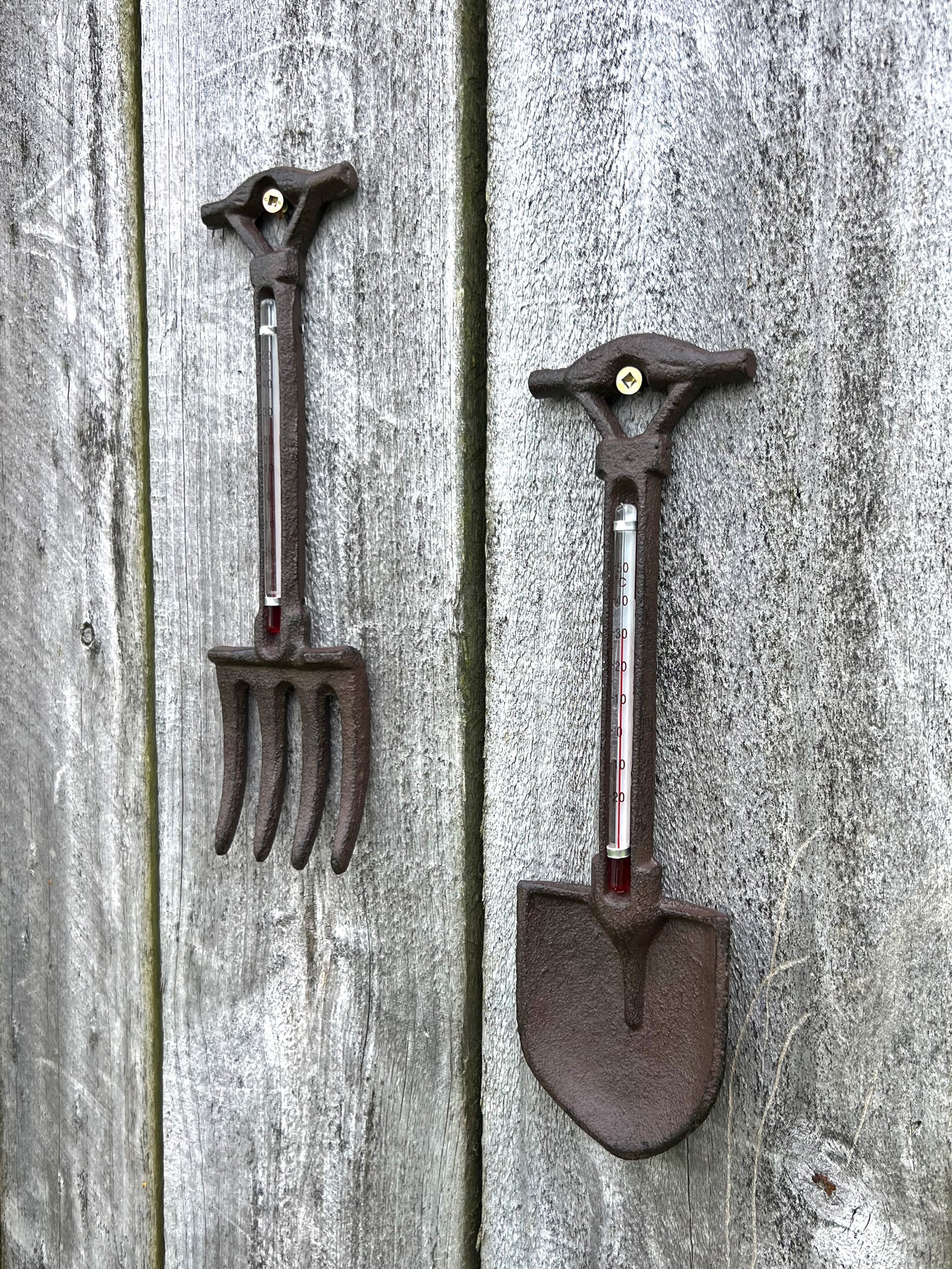 Cast Iron Thermometer Spade