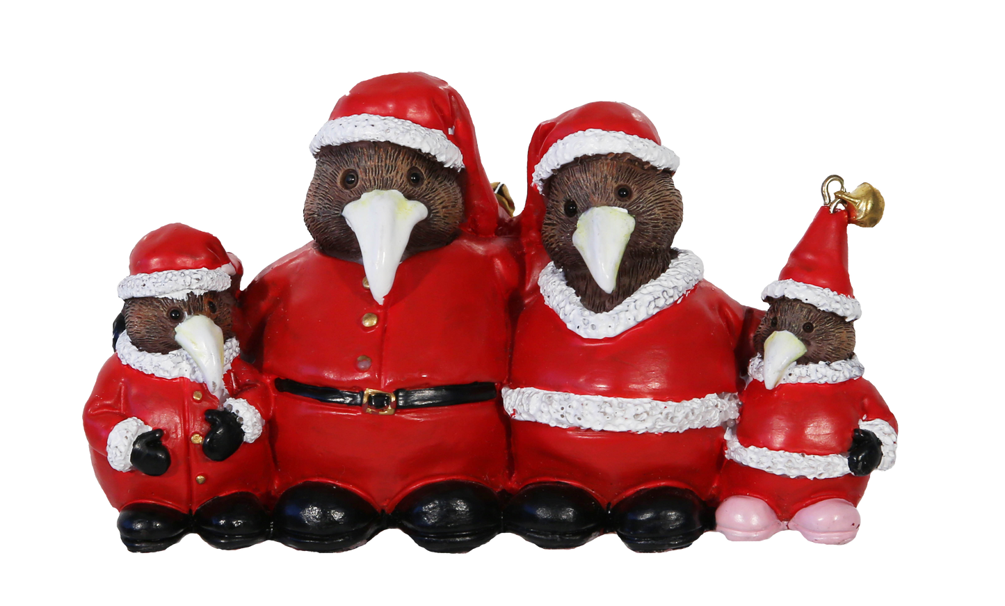 Xmas Kiwi Family Decoration