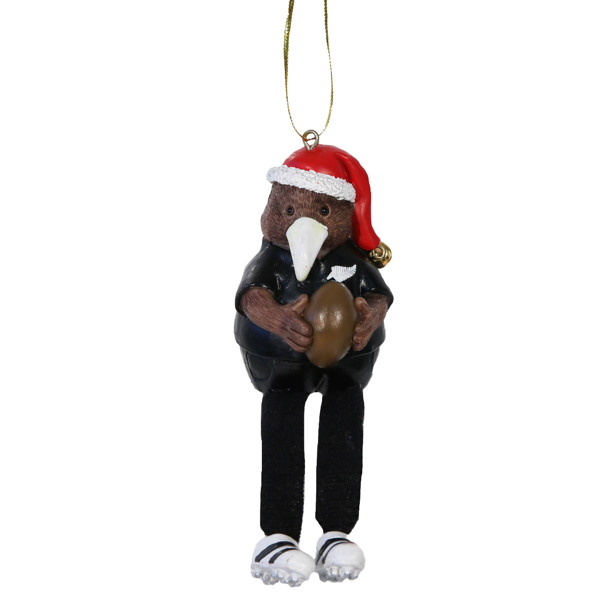 Hanging Xmas Kiwi Rugby Player