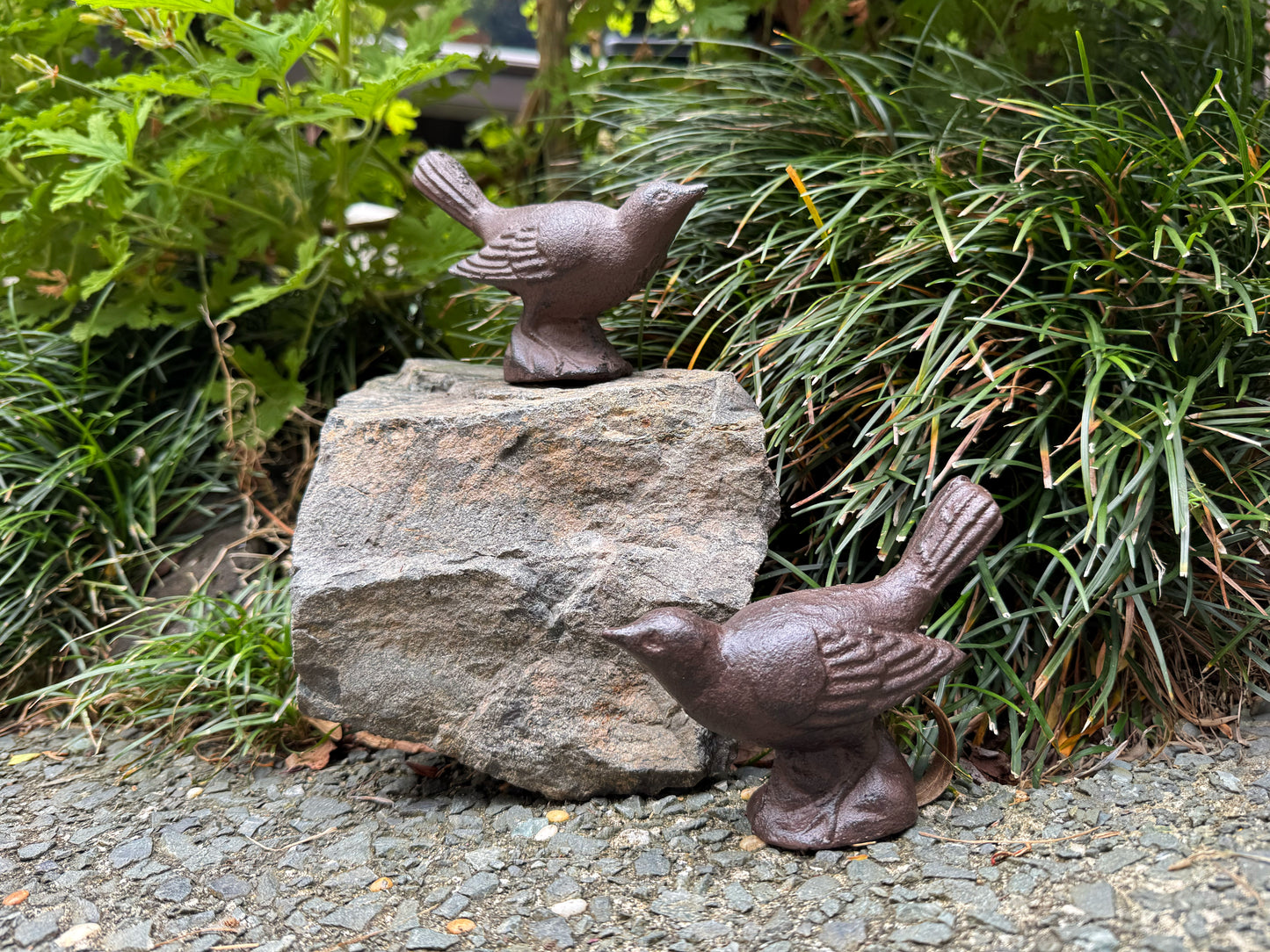 Cast Iron Bird Decoration Small